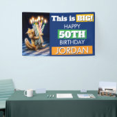 Chipmunk Birthday Candles 横断幕 (トレードショー)