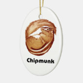 Chipmunk_Christmasの木のオーナメント セラミックオーナメント (左)