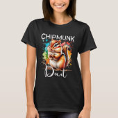 Chipmunk Dad Chipmunk Tシャツ (正面)