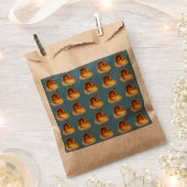 Chipmunk Favorバッグ。シマリス模様の紙袋お気に入りバッグ フェイバーバッグ (クリップ留めされた状態)