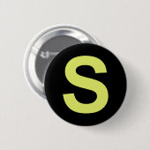 Chipmunk Halloween Carnival Group Costume Letter S 缶バッジ (正面&裏面)