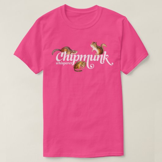 Chipmunk Hisperer I love Chipmunks Cute Chipmunk  Tシャツ (デザイン正面)