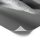 Chipmunk in Bathrobe Print, Funny Bathroom Wall ポスター (角)