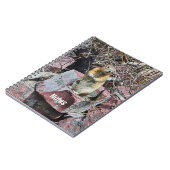 Chipmunk in Glacier国立公園写真 ノートブック (左側)