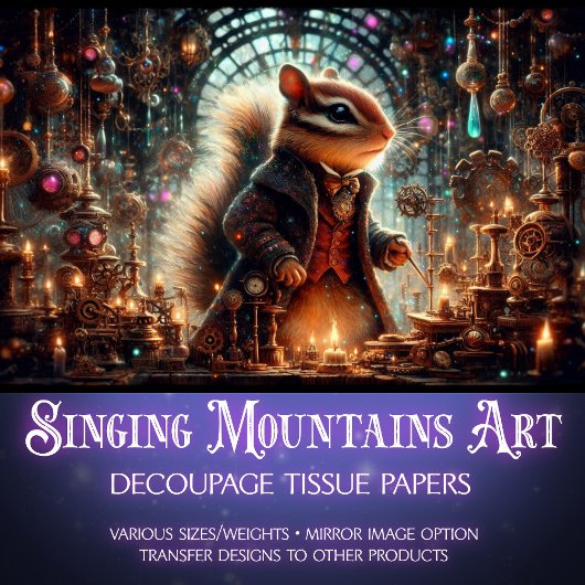 Chipmunk Inventor魔法のワークショップの切り離し 薄葉紙