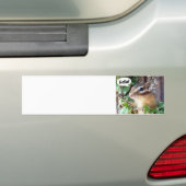 Chipmunk photo (20-4) バンパーステッカー (車上)