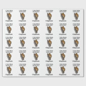 Chipmunk Rodent Funny ラッピングペーパー (フラット)