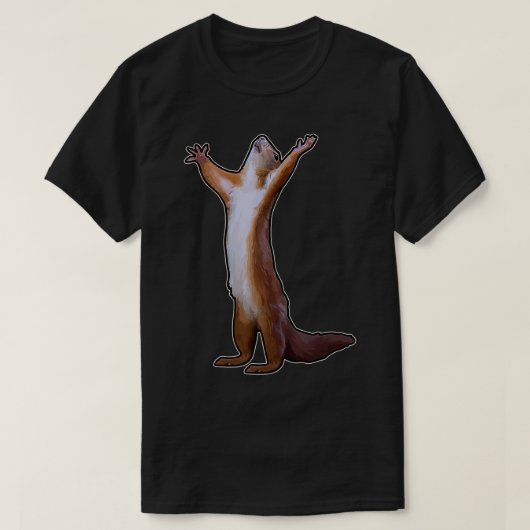 chipmunk rodent squirrel forest animals squirrel tシャツ (デザイン正面)
