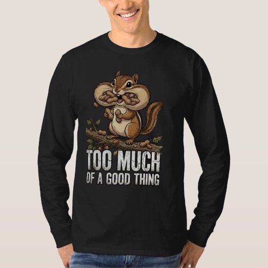 Chipmunk Snack Attack Tシャツ (正面)