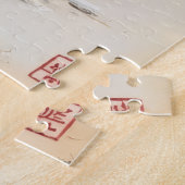 Chipmunk Stuffed Cheeks Christmas Candy Hat ジグソーパズル (側面)