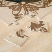 Chipmunks Exchanging Heart-Shaped Acorn ジグソーパズル (側面)