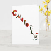 Chipotleのチリペッパー カード (黄色い花)