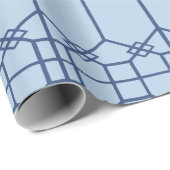 Chippendale Octagon Trellis in Bold Slate ラッピングペーパー (ロールコーナー)