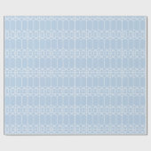 Chippendale Octagon Trellis in Slate ラッピングペーパー (フラット)