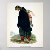 Chippeway Squaw and Child, pub. by F.O.W. Greenoug ポスター (正面)
