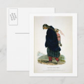 Chippeway Squaw and Child, pub. by F.O.W. Greenoug ポストカード (正面/裏面)