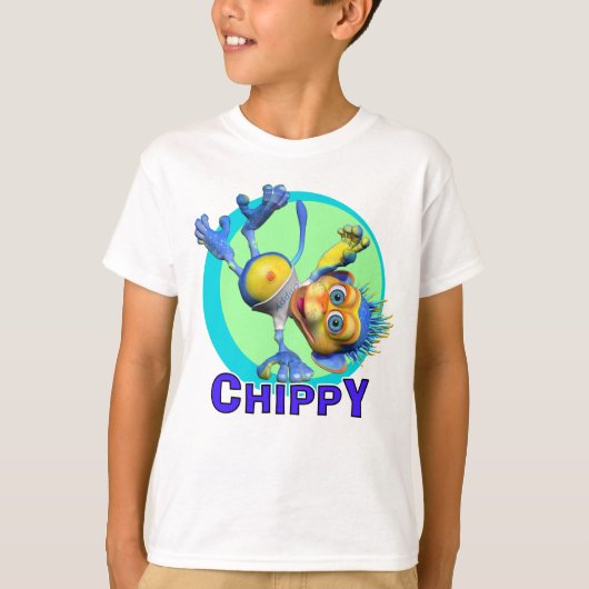Chippy GiggleBellies猿 Tシャツ (正面)