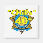 CHiPs 40周年磁石 マグネット (正面)