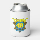 CHiPs 40周年記念カフラー 缶クーラー (缶正面)