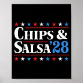 Chips And Salsa 2028 Funny Presidential Election 2 ポスター (正面)