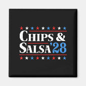 Chips And Salsa 2028 Funny Presidential Election 2 マグネット (正面)