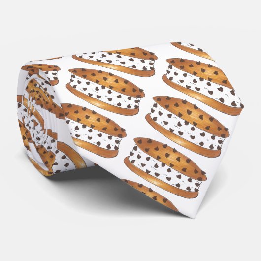 Chipwich Chocolate Chip Cookie Ice Cream Sandwich ネクタイ (ロール)