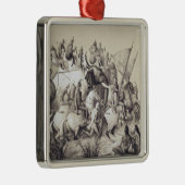 、Chir Singh王を持つシーク教徒の君主の メタルオーナメント (右)