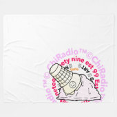 ChiRadio LLCアイスクリームウォールアート フリースブランケット (正面(横))