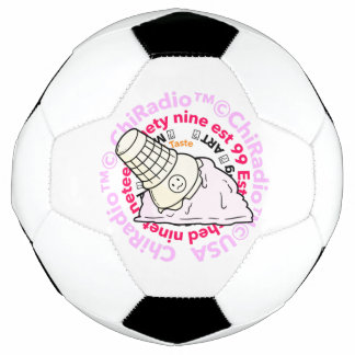CHIRadio LLCアイスクリームロゴ サッカーボール