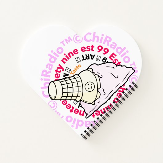 ChiRadioLLC ™アイスクリーム ノートブック (裏面)