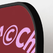 ChiRadioLLC ™アイスクリーム ピックルボールラケット (左詳細)