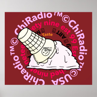 ChiRadioLLC ™アイスクリーム ポスター
