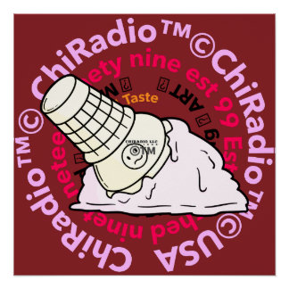 ChiRadioLLC ™アイスクリーム ポスター