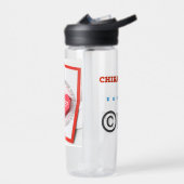 ChiRadioLLC™ Inspirational Message WaterBottle ウォーターボトル (左面)