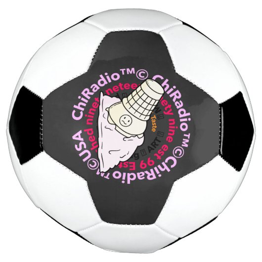 ChiradioLLC ™ TrinketTray サッカーボール (回転)