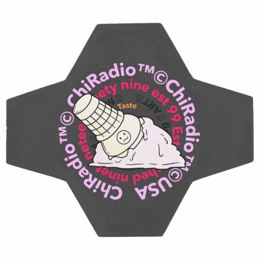 ChiradioLLC ™ TrinketTray サッカーボール (フラット)