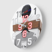 ChiRadioLLC™ wallClock design by www.djelove.com ラージ壁時計 (傾斜)