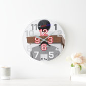 ChiRadioLLC™ wallClock design by www.djelove.com ラージ壁時計 (ホーム)