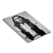 ChiricahuaアパッシュのNaiche (d.1874)の責任者の ノートブック (右側)