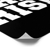 Chirish St. Patrick's Day Chi-irish Funny Chicago ポスター (角)