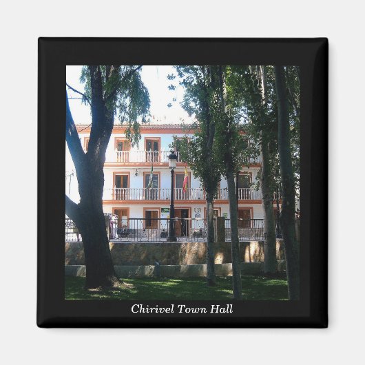 Chirivel Town Hall magnet, Almeria,スペイン マグネット (正面)