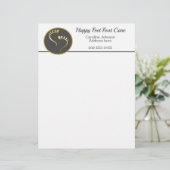 Chiropodist Podiatristペディキュア足気に文字 (スタンド正面)