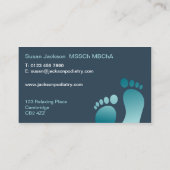 Chiropodyの名刺 名刺 (裏面)