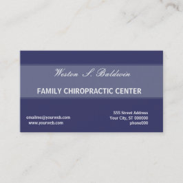 Chiropracticアポイントメントのシンプルでミニマルな博士 予約カード