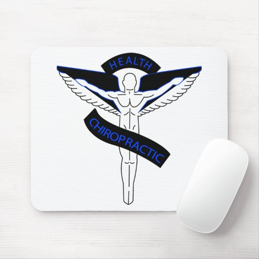 Chiropractic2blue マウスパッド (マウス)