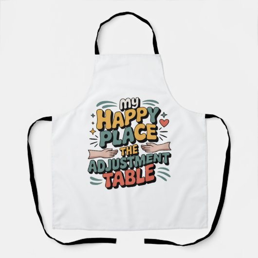 Chiropractic Adjustment Bliss for Back Pain Relief エプロン (正面)