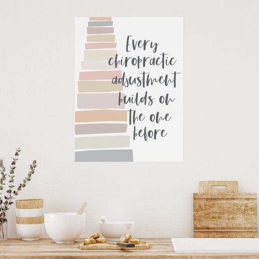 Chiropractic Adjustment Poster, Chiropractic  ポスター (キッチン)