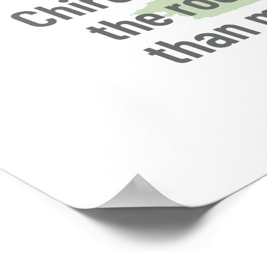 Chiropractic Art, Chiropractor, Chiropractic  ポスター (角)