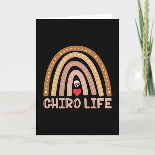 Chiropractic Chiro Life Spine Chiropractor カード (正面)