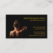 Chiropractic Chiropractic Clinic Business Card 名刺 (正面)
